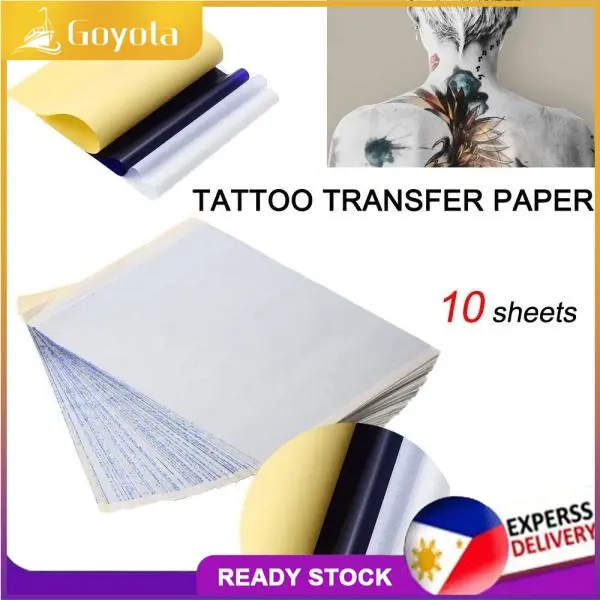 10pcs A4 Tattoo Transfer Paper Carbon Thermal Template Tracing Copy Body Art Tattoo ws014