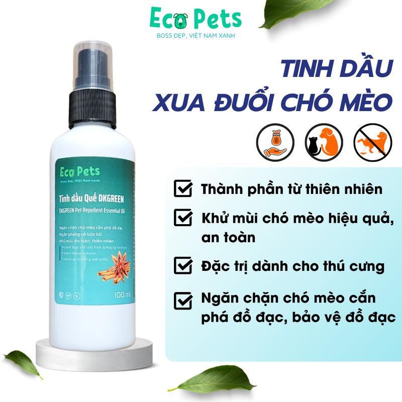 Xịt ngăn chặn chó mèo đánh dấu lãnh thổ, phá đồ đạc tinh dầu xua đuổi chó mèo DKGREEN Vietnam Sản phẩm đơn