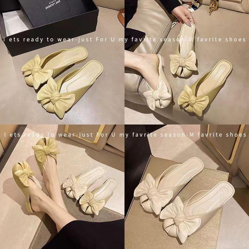 Product Introduction of Dép Bít Mũi Phẳng, Thời Trang Mới, Dễ Phối Đồ Mũ Ngón Chân, Bán Dép, Dành Cho Nữ, Có Thể Đeo Ngoài Trời, Thích Hợp Cho Mùa Hè, Dép Bít Mũi, 20242024 9