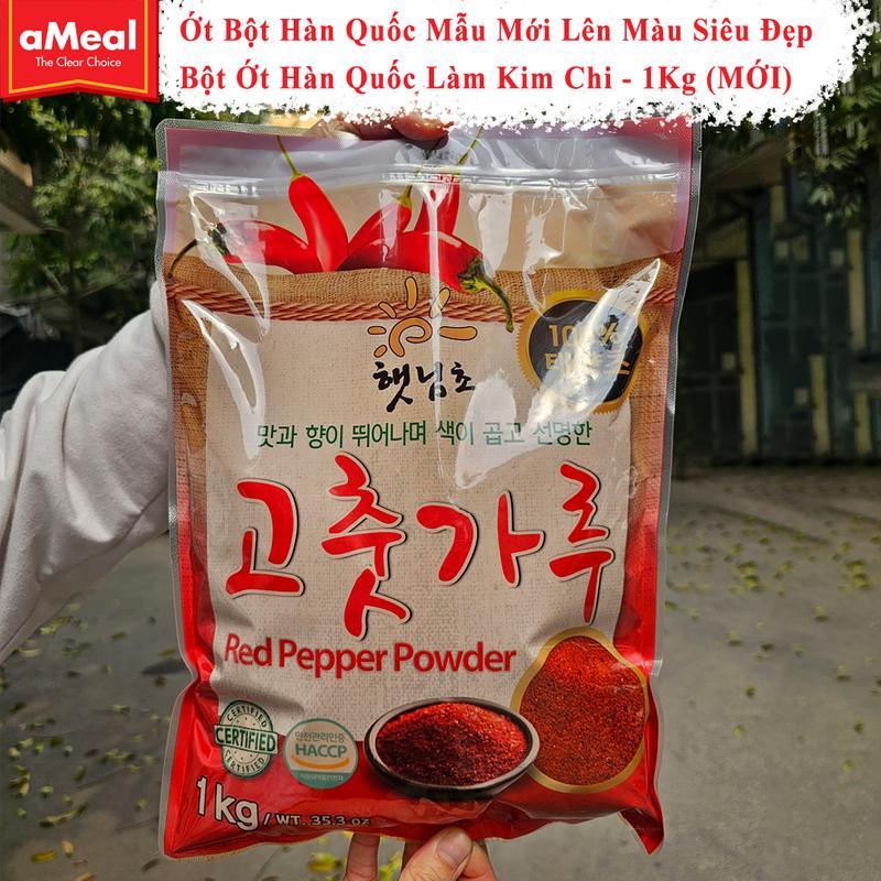  Bột Ớt Hàn Quốc Màu Đẹp Heanimcho Ớt Bột Làm Kim Chi Lên Màu Tươi Bột Ớt Nấu Mì Cay Tokbokki..... Siêu Ngon   MẪU MỚI  Gia Vị 