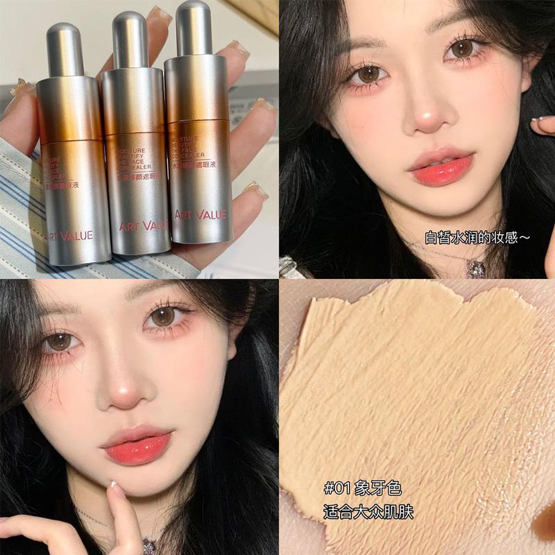 Art Value Aqua Correcting Concealer Liquid Texture Moisturizing Skin-Friendly Delicate Non-Cakey Brightening Nude Makeup Versatile 5