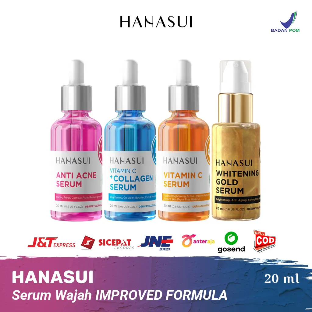 HANASUI Serum Wajah 20 ml IMPROVED FORMULA