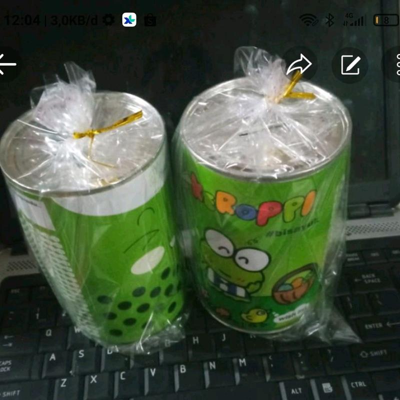 6 pcs souvenir celengan tinggi 14 cm diameter 8cm Anak-anak 1