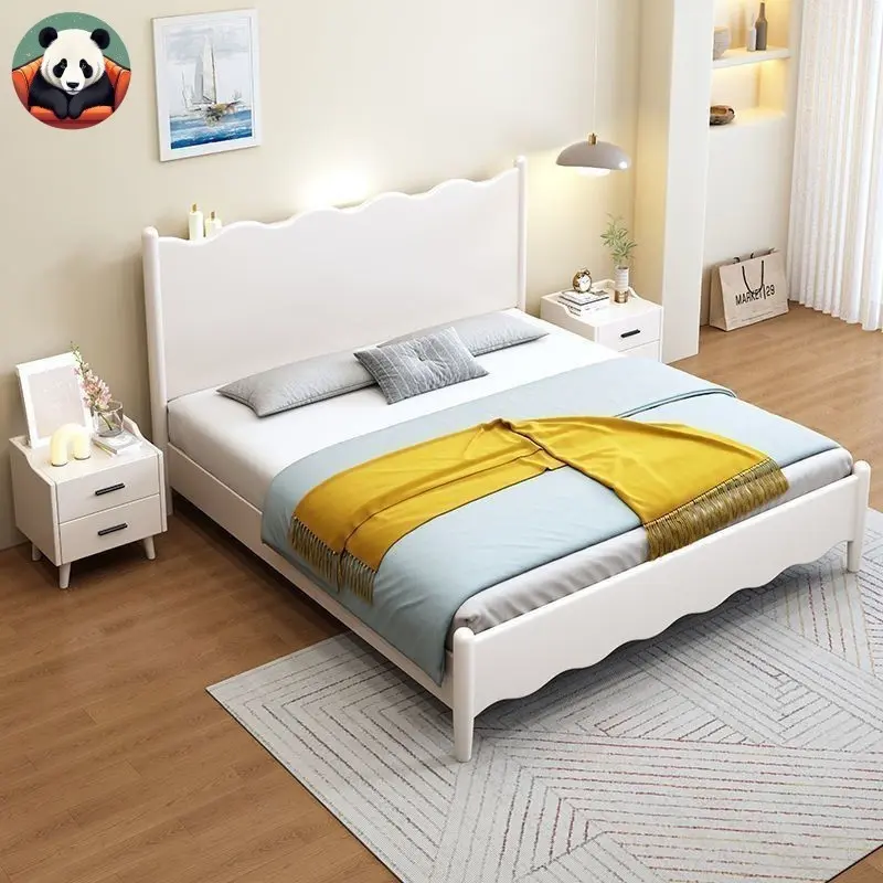 【SG Sales】 Solid Wood Bed Frame With Storage, Bed Frame With Mattress, Storage Bed Frame, Super Single/Queen/King Bed Frame,Bed Frame,Bed
