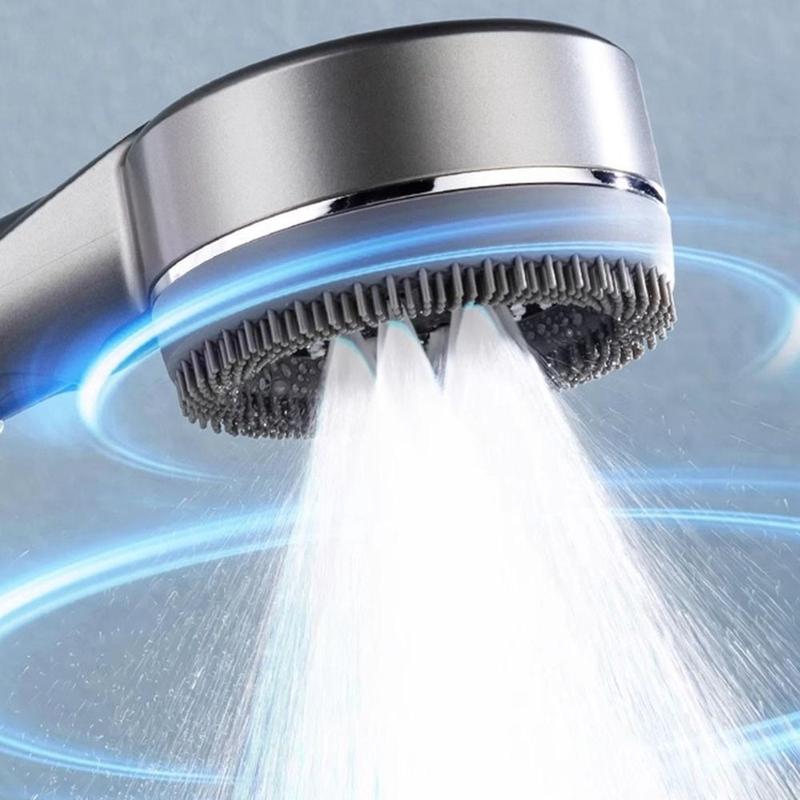 Product Introduction of New 4 Modes Shower Head One-Key Stop with Filter Element High Pressure Showerhead Water Massage Shower Sprayer Head Bathroom Accessories 21
