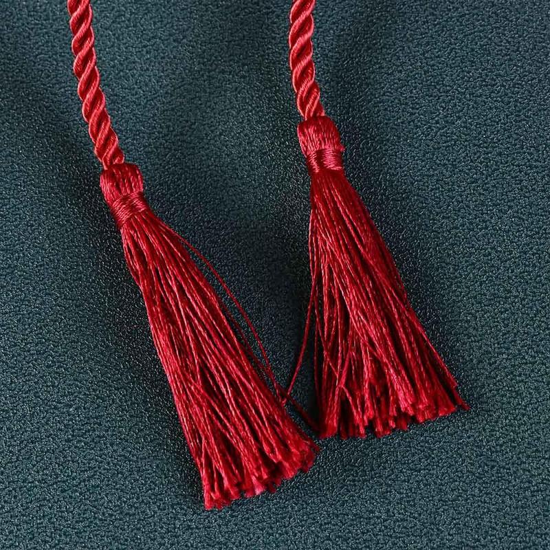 Drawstring Package Bag Velvet Drawstring Candy Bag Non-woven Fabrics With Drawstring and Tassels Flannel Gift Bag Wine Red Exquisite Chinese Traditional Wedding Gift Bag Wedding 3