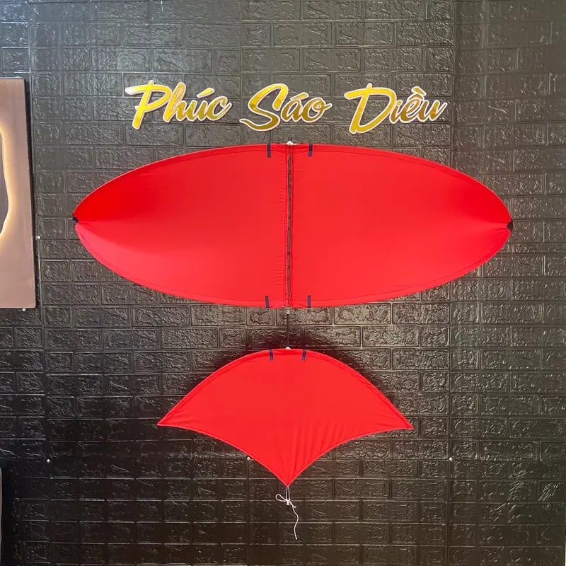 Diều lắp ghép 1 màu 2m khung carbon 1