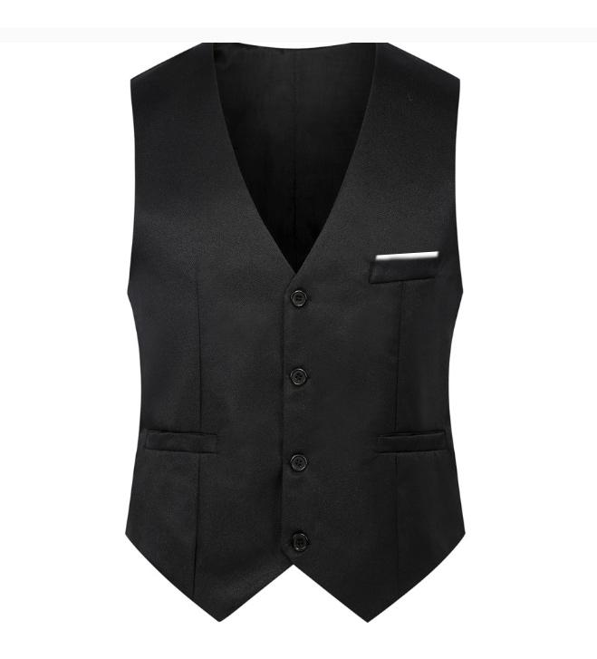Product Introduction of M-5XL Men's Suit Vest Summer Slim Fit Waist Solid Tank Top Business Leisure Party Bar Banquet Dress 9
