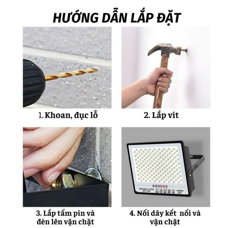 Đèn Năng Lượng Mặt Trời Mắt Ngọc Solar Light 3000W Đèn có thấu kính, chống loá mắt. Điều khiển từ xa - Cảm biến ngày/đêm. Tự đông bật tắt. Không sử dụng điện, Có đèn báo % pin. An toàn, Tiết kiệm đènnang  luong 3