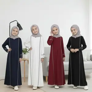 terlaris Gamis Abaya Arsyi Anak Perempuan Model Terbaru  Untuk Usia anak 3 Sampai 12 tahun Bahan Kringkel