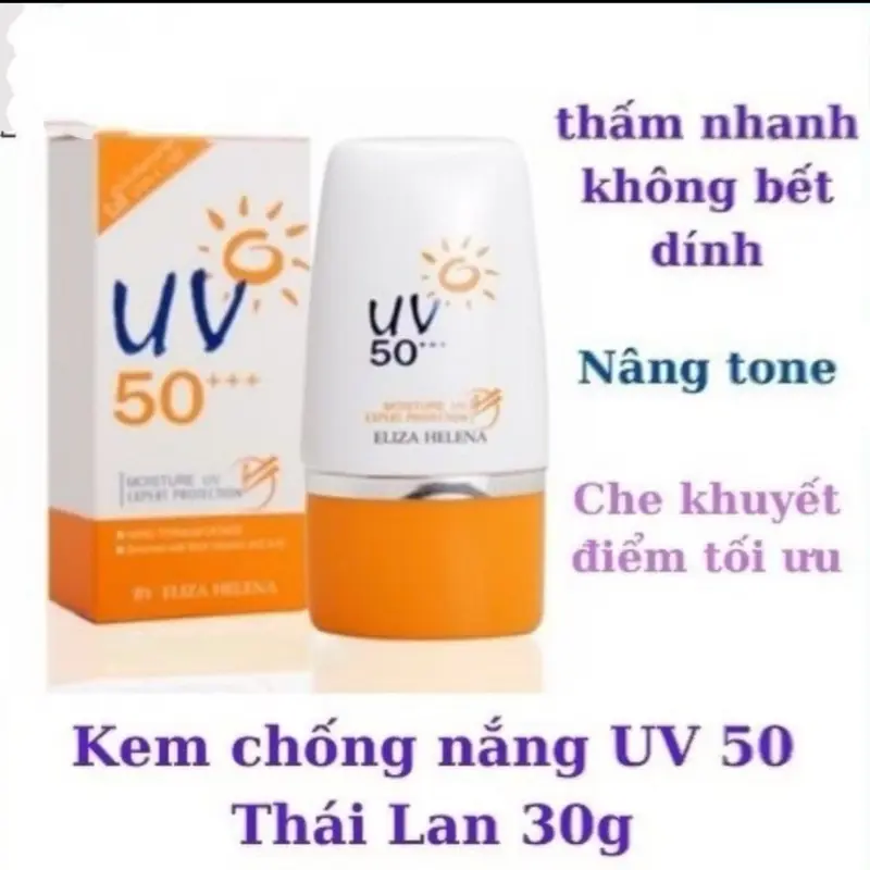 COMBO 2 TUÝP kEM CHỐNG NẮNG HÀNG NỘI ĐỊA THÁI LAN CHỐNG TIA UV 50+ 30ML