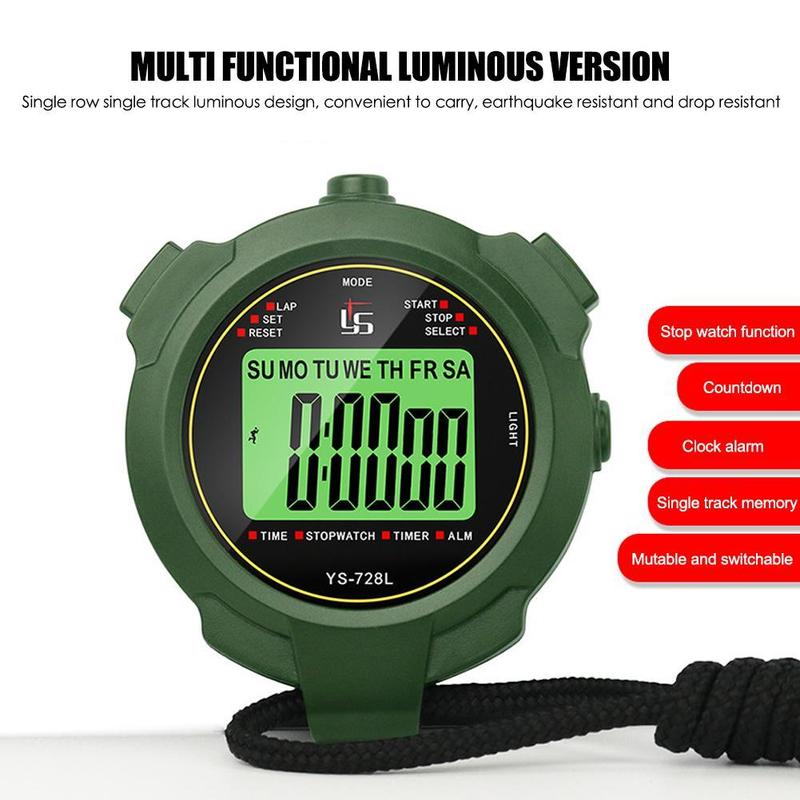 Product Introduction of Stopwatch Chronograph Timer Counter Waterproof Digital LCD With Battery Sport 22