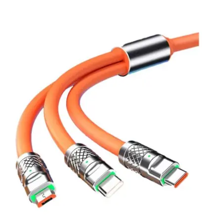 Dây Cáp Sạc 3 Trong 1 Dài 1.2m/2m Đa Chức Năng (Có 4 Loại) 1