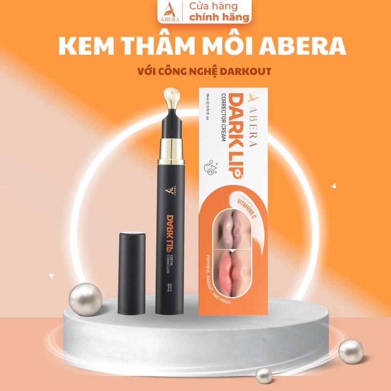 MUA 2 TẶNG 1 Kem Thâm Môi Abera - Hỗ trợ khắc phục thâm môi bong tróc môi dưỡng ẩm môi giúp môi mềm mịn đỏ hồng tự nhiên hỗ trợ môi đẹp tự nhiên 15ml