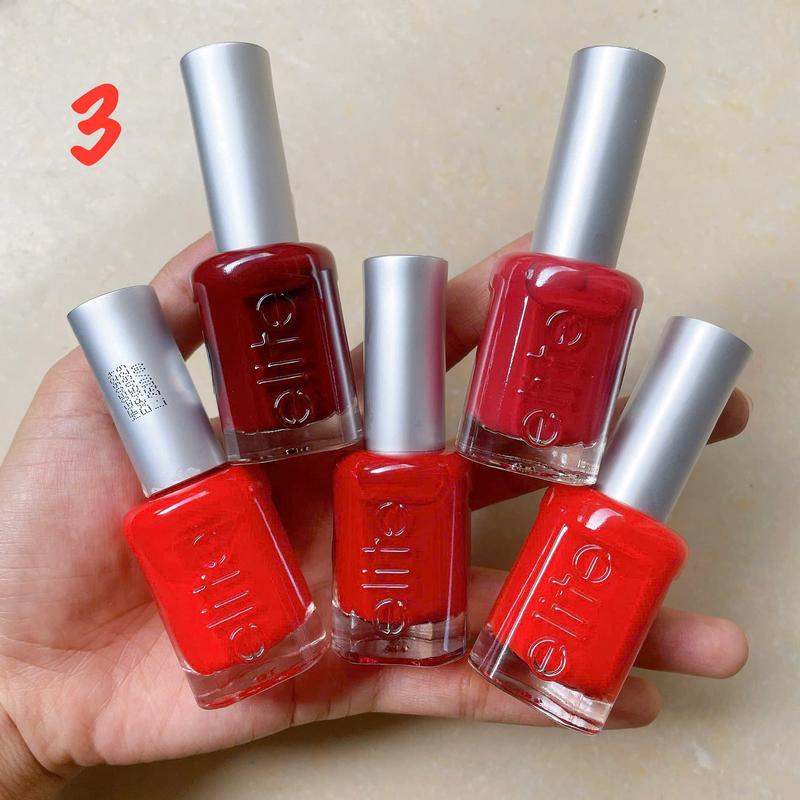 COMBO 5 CHAI SƠN GEL LẠNH ELITE NẮP BẠC KHÔNG HƠ MÁY - 17ML - MÀU Y HÌNH CHỤP Nữ