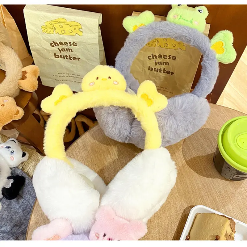 Bịt Tai Giữ Ấm Mùa Đông, Thiết Kế Động Vật Hoạt Hình, Nhồi Bông, Dày Và Mềm, Có Thể Điều Chỉnh, Bịt Tai Bảo Vệ Tai, Ấm Áp, Thích Hợp Cho Người Lớn Và Trẻ Em, 1 Chiếc 1