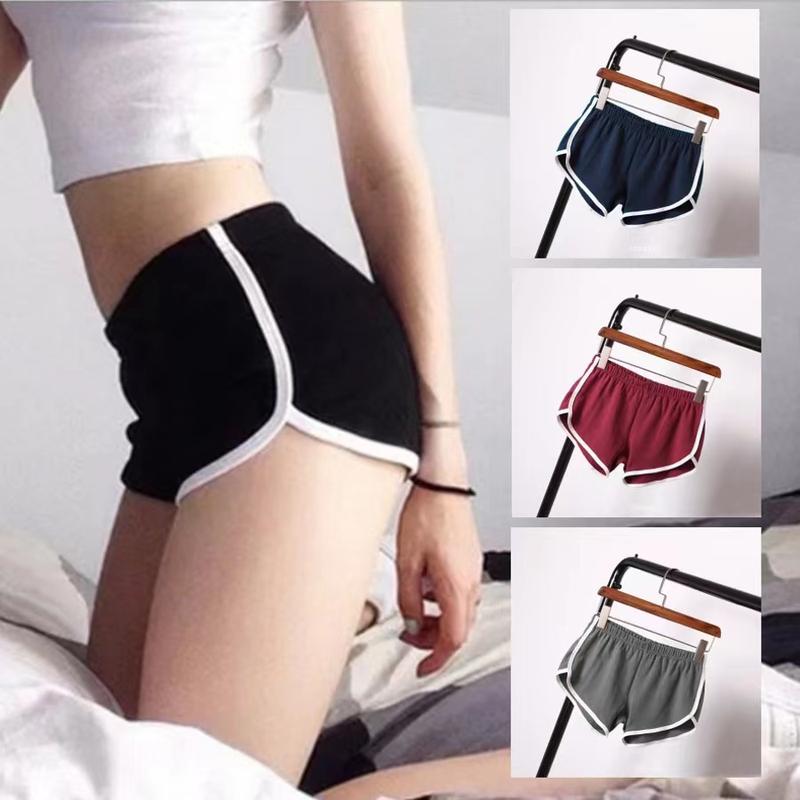 Quần Đùi Thể Thao, Thoáng Khí, Dành Cho Nữ, Mặc Nhà Và Thường Ngày Màu Trơn Thời Trang, Thích Hợp Tập Yoga Và Đi Biển, Màu Pastel, Quần Short, Quần Short 0