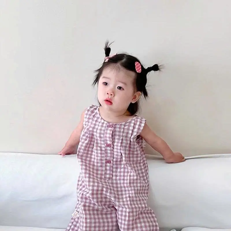 MIA KIDS Bộ jum quần kẻ caro cho bé xinh xắn mát mẻ size 8kg-16kg 4