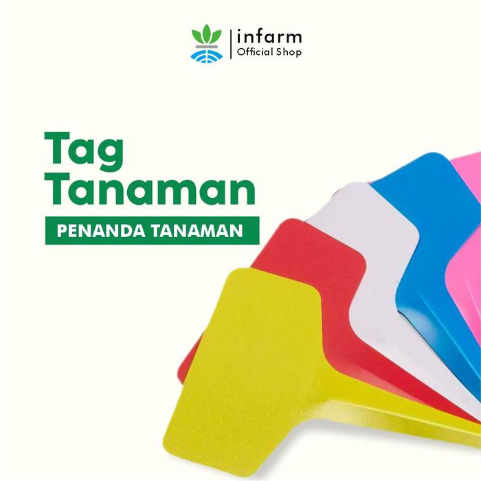 Gambar INFARM - Tag Nama Tanaman Label Tag Tanam Warna Warni untuk Tanaman Hias dan Media Tanam INFARM Plastik Tag Tanaman Plastik Anti Air Anti Hujan Tanda Nama Tanaman Mudah di Tandai Teg Tanda Nama Tanaman Buah Sayur Bunga warna Warni Bahan Plastik - Surabaya dari Infarm Kota Surabaya Tokopedia