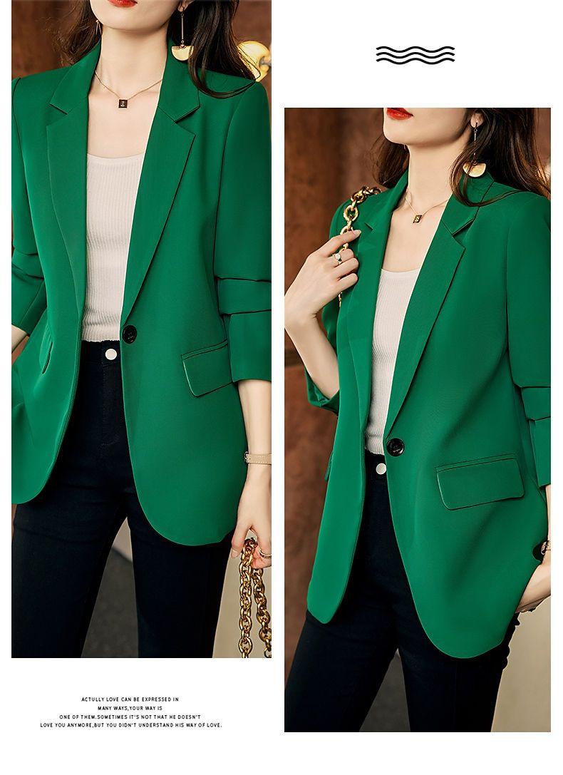 Product Introduction of Áo Khoác Vest, Dành Cho Nữ, Hàng Mới Về Mùa Xuân Năm 2024, Phong Cách Hàn Quốc, Dáng Ôm, Dễ Phối Đồ Dáng Rộng Vừa Vặn, Dài Tay, Áo Khoác Phong Cách Anh Quốc, Áo Khoác Nữ 15