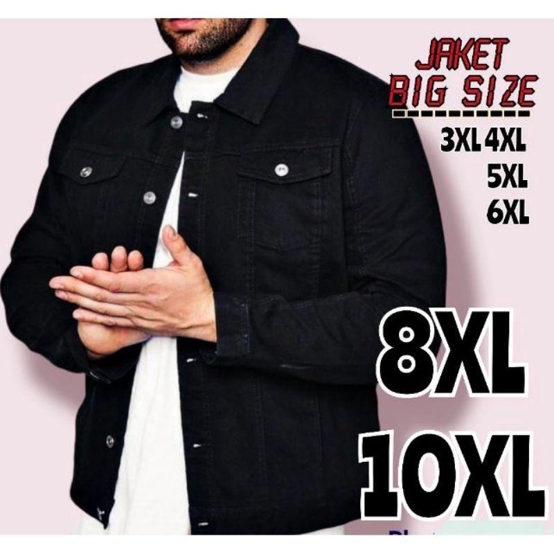 Jaket jeans jumbo big size pria wanita 3 XL 4 XL 5 XL 6 XLDenim 5