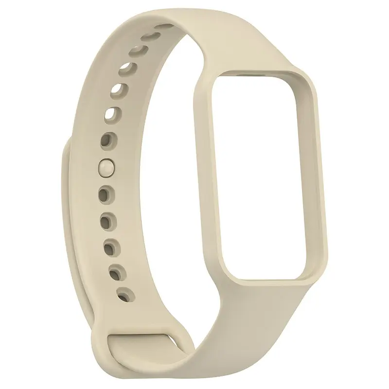 Silicone Strap for Mi Band 8 Active Xiaomi Redmi Band 2 Xiaomi Smartwatch Silikon Sport Rubber Band Tali Jam Tangan Smartwatch Xiaomi Miband 8 Active Redmi Band 2 Bahan Silikon Polos Warna 3