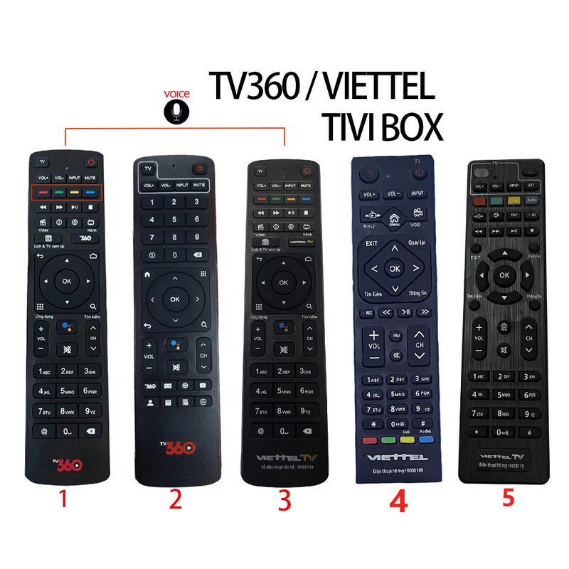  Remote Đa Năng điều khiển đầu thu Viettel TV360 Box 4K Android TIVI box khiển giọng nói"Điện Tử Phương Huy" 