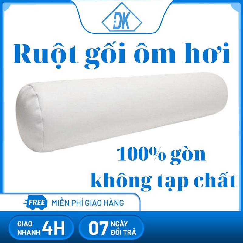  Ruột gối ôm ép hơi làm bằng gòn nguyên chất không độn mút xốp hàng VN cao cấp - Đăng Khoa 79 gối ôm hơi 