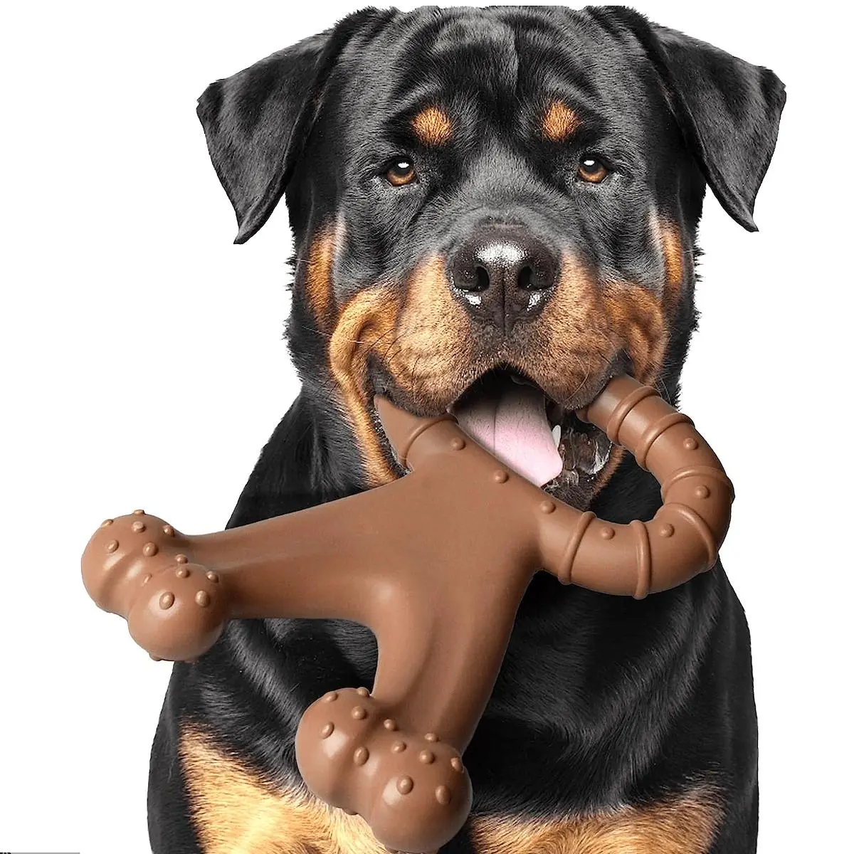 Gift for Pets, Dog Chew Toy, Beef Flavor Indestructible Teeth Cleaning Toy, Interactive Dog Toy, Suitable for Small, Medium, Large, Extra Large Dogs, Stocking Fillers