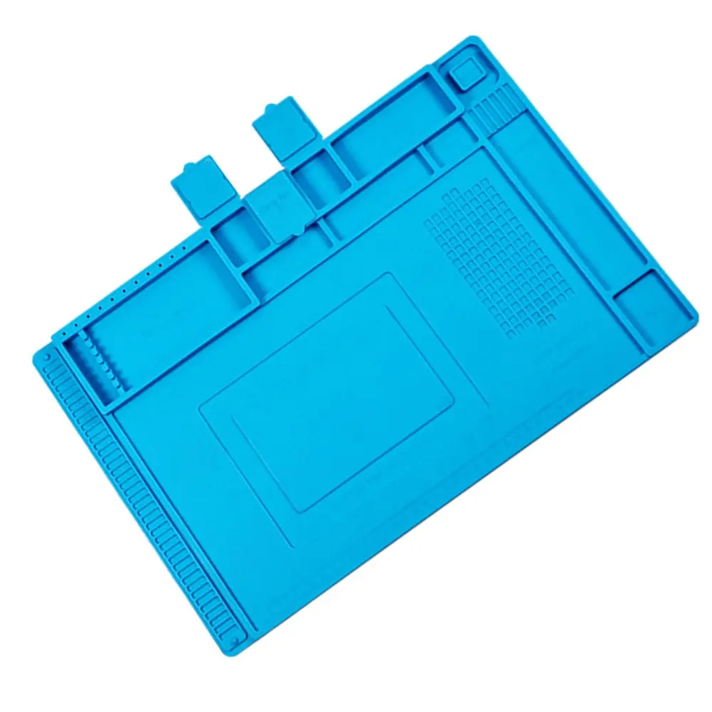 🔧BFTK🔧 Silicone Soldering Mat,Heat Resistant Soldering Mat,45*30 Antistatic Repair Mat
