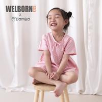 Gambar Welborn Kids x DOMBO Ava Short Set Pink Bow Piyama Anak Perempuan - 2 dari Welborn Kids Kota Administrasi Jakarta Barat 1 Tokopedia