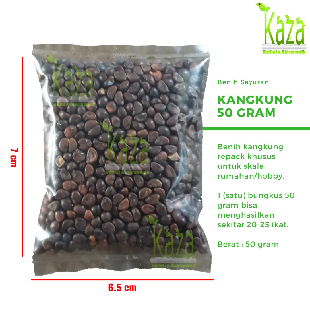 Benih Kangkung Repack 50 gram