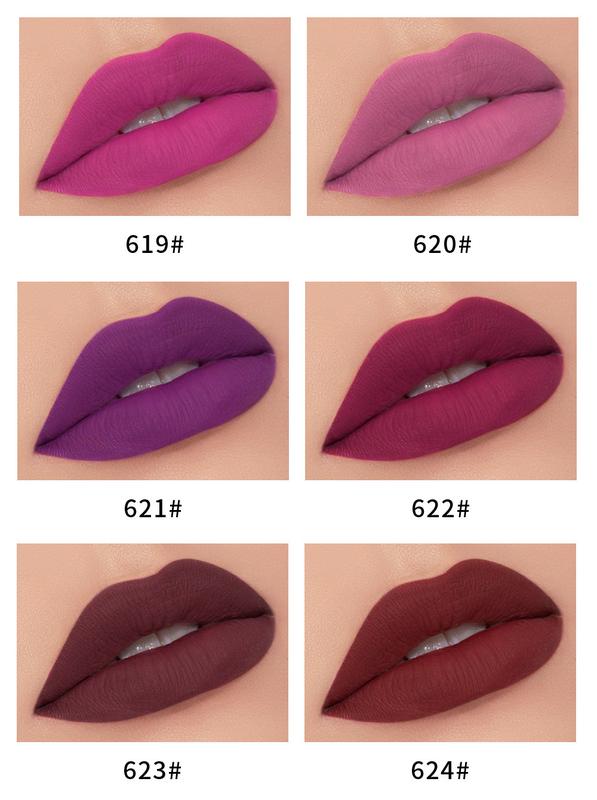Product Introduction of Makeup 34 Color Matte No Stain on Cup Long Lasting Lip Gloss Matte Lip Glaze Lipstick Glossy Cosmetic Lip Care 6