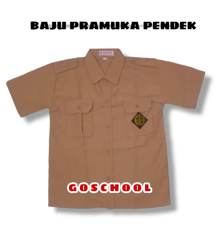 SETELAN SUPER LENGKAP SERAGAM PRAMUKA SEKOLAH SMP LAKI LAKI Baju Pendek  Celana Panjang Kelas 7-9 smp 2