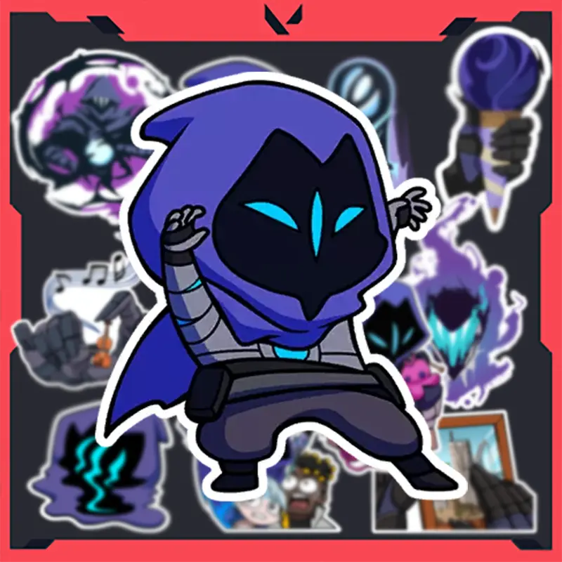 Sticker Valorant - Hình dán Agent Gekko (set 12 hình) - TikTok Shop Vietnam