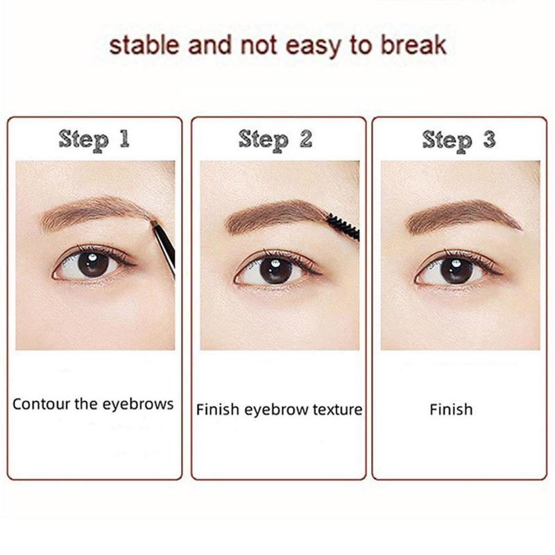 Product Introduction of Dual-ended Thin Eyebrow Pencil Waterproof & Sweatproof Natural Eyebrow Pencil 37