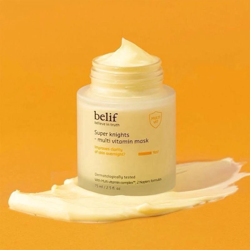 ￼[Auth] Mặt Nạ Ngủ Belif Super Knights Dưỡng Ẩm, Căng Bóng Da Skincare Mask Nữ 7