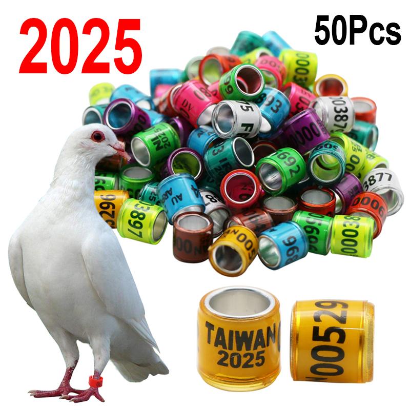 50Pcs Pigeon Ring 2025 Club Ring singsing ng kalapati Racing - TikTok ...