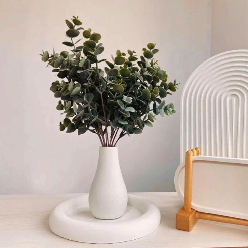 Vas Bunga Klasik Aesthetic / Guci Flower Vase Concrete / Haisan Meja Dekorasi Rumah Estetik 0