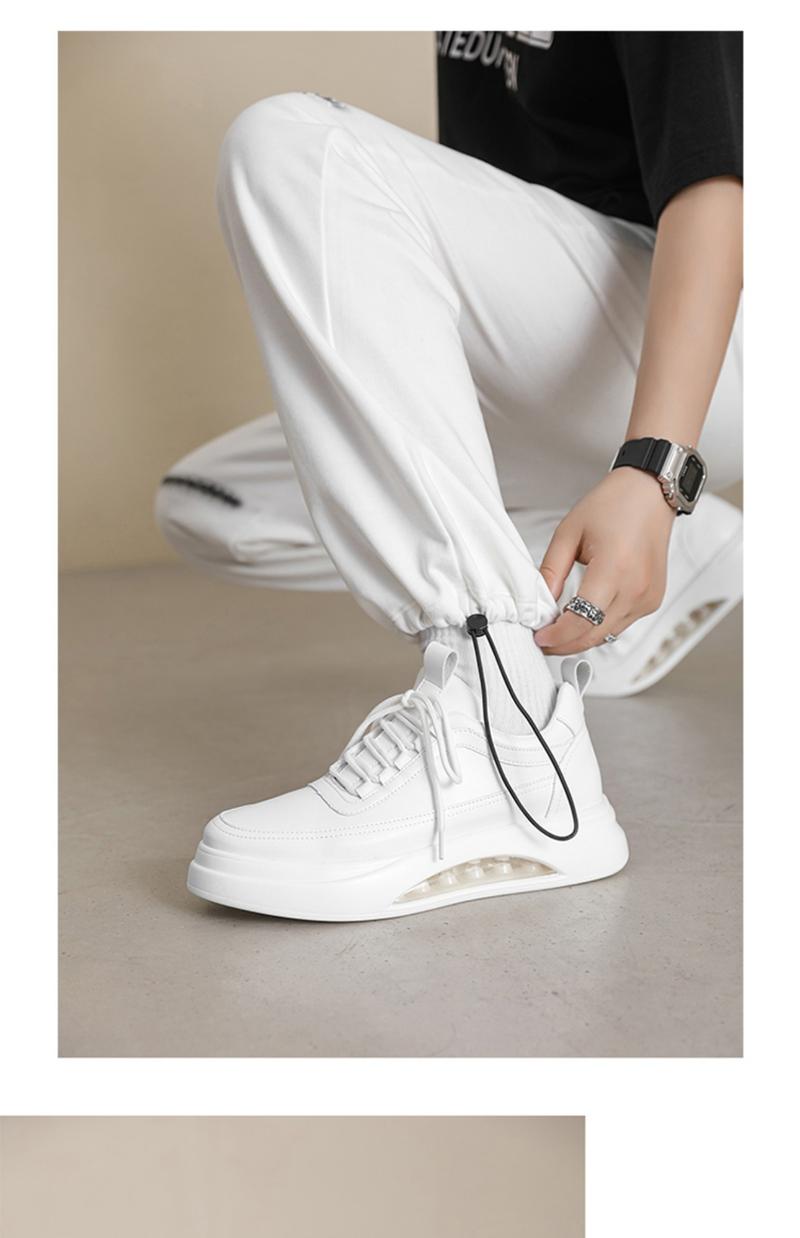 Product Introduction of Air Cushion White Shoes for Men, New Autumn Trendy Versatile Casual Shoes, Men's Fashion Shoes, Thick-Soled Height-Increasing Sneakers 18