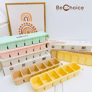 Khay Trữ Đông Silicone Cube Bechoice 6 Ngăn 40ml Có Nắp Cho Bé Ăn Dặm