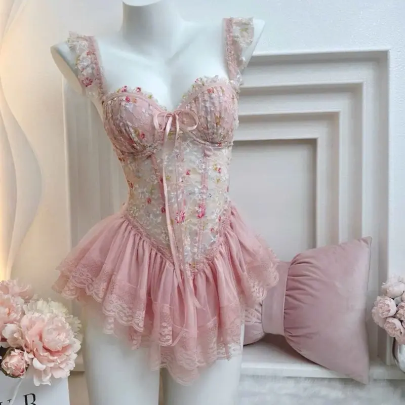 [ĐN03] - Váy Mặc Xinh Baby Dáng Ngắn - Kèm quần + Đệm V1