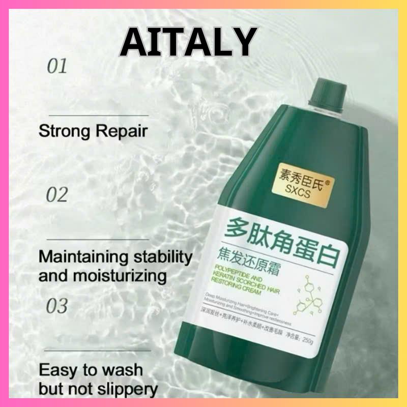 AITALY- COMBO 3 bịch ủ tóc SXCS trứng cá muối 250ml,hỗ trợ phục hồi tóc hư tổn,giảm gãy rụng-AITAY