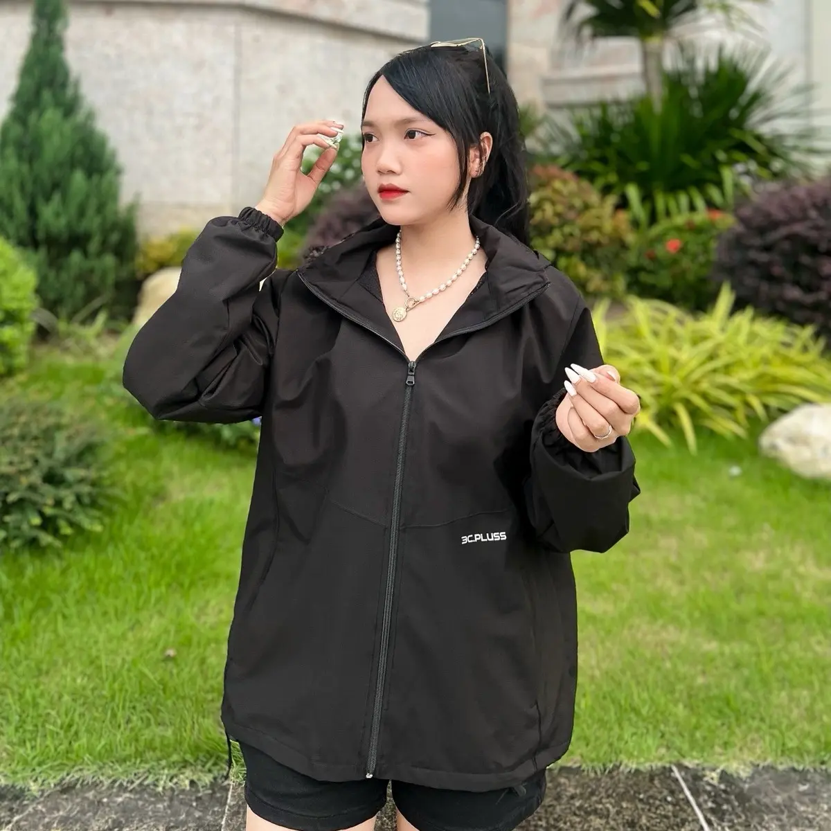 ÁO GIÓ TRÁNG BẠC - CHỐNG TIA UV
