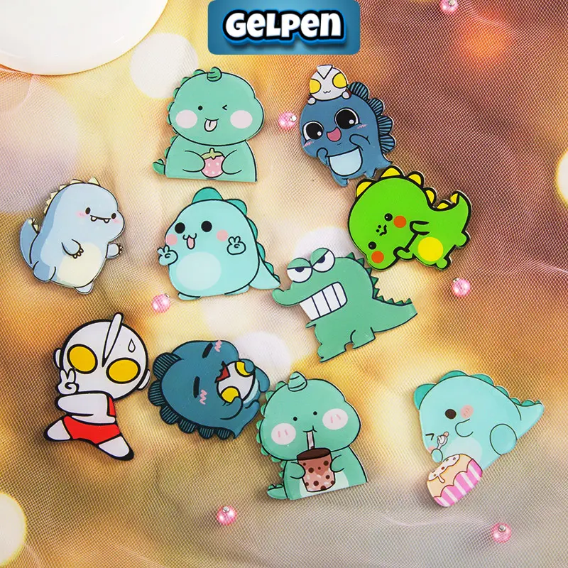 Phụ kiện, sticker, pin cài trang trí áo, balo, túi ví mẫu hoạt hình dễ thương