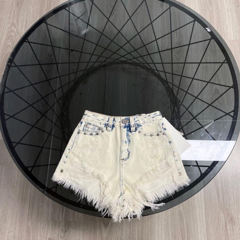 Product Introduction of Quần Short Rách, Cạp Cao, Phong Cách Mỹ, Giặt Nặng Rock, Thời Trang, Quần Jean Rách Sờn, Xu Hướng Mùa Hè 2024 1