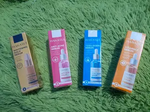 Serum wajah Hanasui BPOM whitening gold anti acne vit C