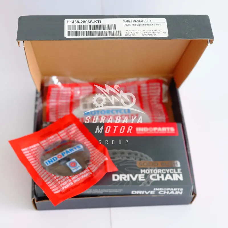 Gearset KTL INDOPART Honda Supra Fit New, Karisma PNP Supra 125 Revo Blade Gear Belakang 36 38 40 Gear depan uk 14 untuk all variasi 0