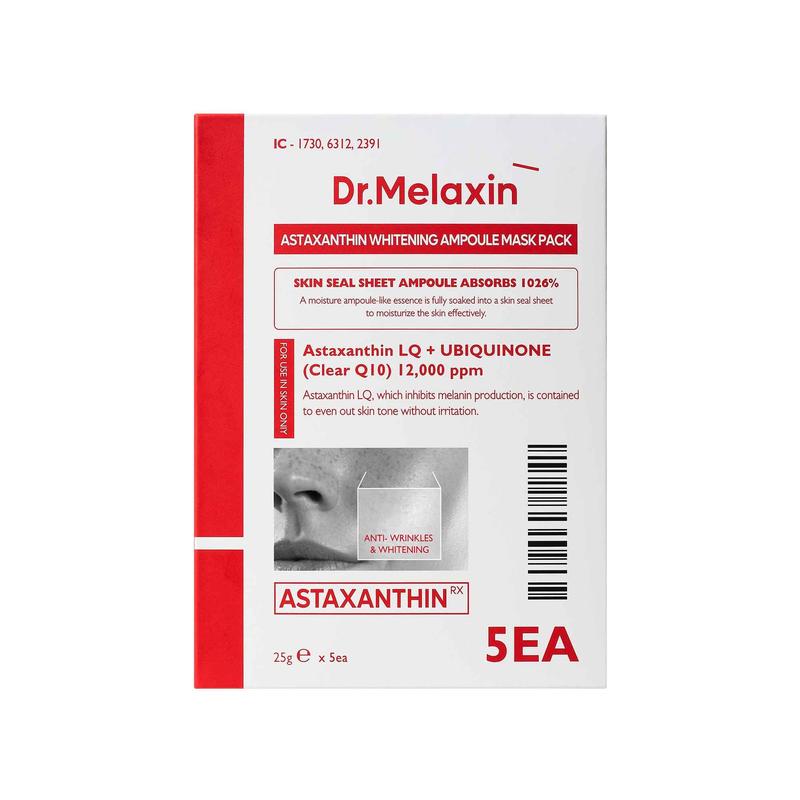 Dr Melaxin - Mặt nạ Astaxanthin whitening 5ea