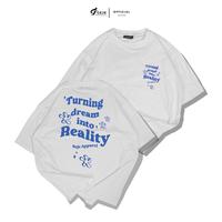 Gambar CUCI GUDANG Geje Apparel T-Shirt Oversize White Graphic Turning Dream Into Reality Kaos Unisex Cotton Combed - PUTIH TURNING DREAM, S dari Geje apparel Kab. Ponorogo 1 Tokopedia